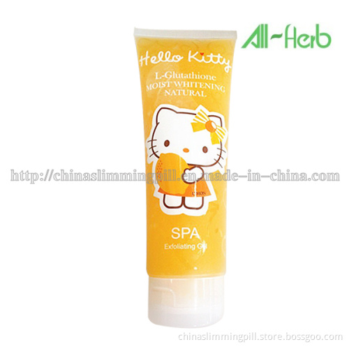 Trawberry/Aloe/Cucumber/Rose/Coconut Milk/Blueber Exfoliator Hello Kitty Bath Gel for Face and Body